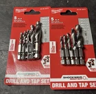 Milwaukee Shockwave Metric Impact Drill Tap Set 48-89-4875 Lot Of 2 Packs New. Price: $37.95.