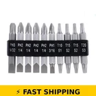 Hyper Tough 10-PIECE 2 Inch Double End Screwdriver Bits Set New. Price: $24.99.