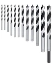 Brad Point Drill Bit Set 12PCS (1/8" - 1/2"), Wood With Double ... New. Price: $29.14.