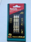 Makita #1 Phillips Double Ended Power Drill Bit (3 Pack) 1/2" B-34970 New. Price: $14.99.
