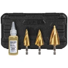 Klein Tools 25951, Step Bit Kit, Spiral Double-fluted, Vaco, 3-PIECE New. Price: $106.46.