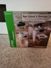 Brand New 6 Piece Baker's Storage Set Mib!. Price: $48.00.