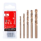 5PCS M35 Cobalt Left Hand Drill Bits Set For Removing Broken Stubs Bolts ... New. Price: $24.34.