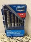 Century Drill & Tool 73414 Spiral Flute Screw Extractor Set New. Price: $11.52.