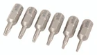 Wiha 71570 6 Piece Torx Insert Bit Set - T5 T10 25MM New. Price: $14.48.