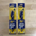 (2 Pack) Irwin 3041007 Speedbor 1" Tri-flute Drill Bit Max New. Price: $17.99.