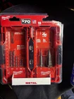 Milwaukee 10 Piece Step Drill Bit Set For Metal, Model 48-89-9222 Open. Price: $60.00.