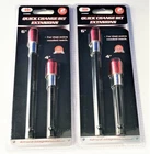 Iit Push Lock Quick Change 1/4" Hex Shank Screw Bit Extensions & 6" New. Price: $17.99.