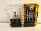 New Dewalt Tough Grip Gold Ferrous 14 Pc Drill Bit Set, 1/16 3/8 Sizes. Price: $15.95.