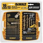 Dewalt B1036456 & #174 Pilot Point Drill Bit Set, 16 Piece New. Price: $54.26.
