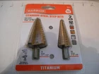 New Warrior 2PC Titanium Nitride Coated High Speed Steel Step 96275. Price: $14.99.