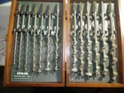 Dm Borchest 13 Pc Auger Drill Bit Set Wood Case W/hand Braceirwin Used. Price: $60.00.