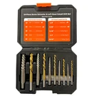Uyecove Screw Extractor Left Hand Cobalt Drill Set, 10 Pcs Open. Price: $22.92.