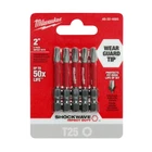Milwaukee Elec Tool 48-32-4685 2" T25 Torx Bit (5 Pack) New. Price: $9.25.