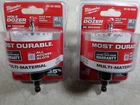 Milwaukee 49-56-9680 1/4 In. Dozer Bi-metal Hole Saw Drill W/3/8 Arbor (2) Open. Price: $22.22.