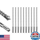 Sali Sds Plus Rotary Hammer Drill Bit Set 10 Pcs 3/16"X8" Concrete Kit Cross New. Price: $28.48.