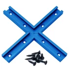 Aluminum T-track Intersection Kit With Wood Screws Double Cut Profile Univ New. Price: $21.19.