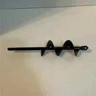 Garden Auger Bit Attachment Black Digging Tool Blade Material Steel Open. Price: $13.00.