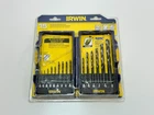 New Irwin 318015 High Speed Steel Black/gold Oxide Straight Shank Drill Bit Set. Price: $23.74.