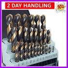 Behappy 29PCS Cobalt Drill Bit Set, 135 Degree Tip High Speed Steel With Black New. Price: $56.11.