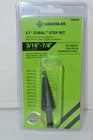 Greenlee 34403C #3 Cobalt Kwikstepper Bit New (factory Sealed). Price: $50.00.