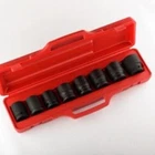 8 Piece 3/4" Drive Black Air Impact Metric Sized Socket Tool Set New. Price: $124.19.