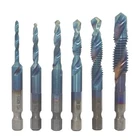 6PCS 1/4 Inches Hss Spiral Hex Shank Combination Drill Screw Tap Bit Set, Met... New. Price: $11.48.