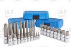 J&r Quality Tools 28PC Hex Xzn 12 Point Mm Triple Square Spline Bit Socket Set New. Price: $54.95.