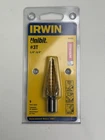 Irwin 15103 Unibit 3T Titanium Nitride Coated 1/4-INCH To 3/4-INCH By 3/8-INCH New. Price: $29.99.