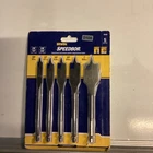 Irwin 88885 Spade Bit Set 5-PIECE 1/4" Quick Change Shank 3/8 To 1" New. Price: $8.00.