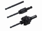 Luckyway Hole Saw Arbor Set, 3-PIECE, 1/4 In Hex Shank Mandrels New. Price: $15.99.