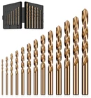 Cobalt Drill Bit Set 13PCS M35 Hss High Speed Steel For Metal, Wood, Plastic New. Price: $18.99.