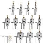 14 X Tungsten Carbide Tipped Hole Saw Kit Set 9/16"- 2-1/8" For Stainless Steel New. Price: $57.28.