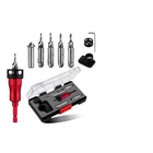 Wildbossy Metal Countersink Drill Bit Set 9-IN-1 Depth Stop 4 Reversible Pilot New. Price: $52.23.