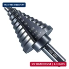 Anfrere 10 Sizes Step Drill Bit For Metal Sheet, 1/4 To 1-3/8 Inches High Speed New. Price: $23.06.