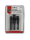Surebilt 3PC Socket Adapter Set 1/4", 3/8", 1/2" 82016 New. Price: $12.98.
