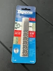 (4-PK) Tapcon Concrete Bit 5/32" X 4-1/2" #11249 Brand New Sealed. Price: $17.00.