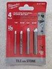 Milwaukee Glass And Tile Drill Bit Set Piece (48-20-8988) New. Price: $9.99.