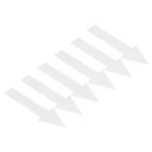 Patikil Arrow Sticker 12 Inch, 6 Sheet Directional Sign Pvc White New. Price: $17.17.