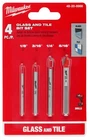 Milwaukee 48-20-8988 4PC Glass And Tile Bit Set New. Price: $18.95.