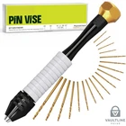 CRAFT911 Manual Pin Vise Hand Drill With 18 Hss Bits For Jewelry Making New. Price: $22.61.