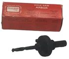 Nos! Milford Tools Hole Saw Mandrel W/ 1/4 Pilot Bit, 45314, Usa New. Price: $9.99.