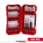 Milwaukee Shockwave 35-PIECE Impact Duty Screw Driver Bit Set New. Price: $48.99.