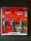 Milwaukee 49-22-4800 3-PIECE Tpi Shockwave Impact-duty Thin Wall Hole Saw New. Price: $37.50.