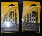 Lot Of 2 Sets Olympia Tools 8 Piece Wood Drill Bits New. Price: $7.99.