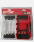 Craftsman CMAF1329 Impact-rated 29-PIECE Driver Bit Set-new. Price: $18.00.