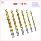 6 Pack 3-8MM Serrated Side Cutting Bit Titanium Coated Hss Twist Drills New. Price: $10.75.