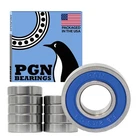 Pgn 10 Pack R82RS Bearing Lubricated Chrome Steel Sealed Ball 1/2" ... New. Price: $21.85.