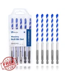 Grixlen 9/32" 5 Pack Hex Shank Masonry Drill Bits New. Price: $20.00.