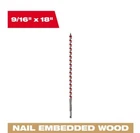 Milwaukee 48-13-5560 9/16 In. X 18 Ship Auger Bit New. Price: $14.99.